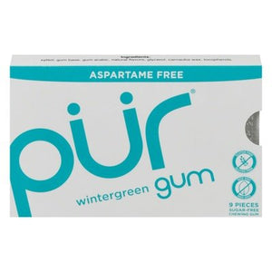 Pur Gum Chewing Gum Aspartame Free Wintergreen 12/12.6 GRM [UNFI-CARLISLE #1523844] [ebt]