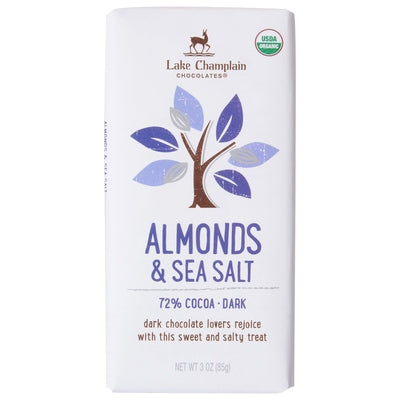 Lake Champlain Chocolates Almonds & Sea Salt 12/3 OZ [UNFI-CARLISLE #02283513] [ebt]