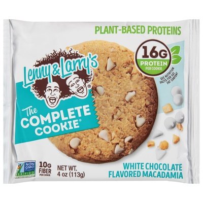 Lenny & Larrys Cookies White Chocolate Flavored Macadamia 12/4 OZ [UNFI-CARLISLE #1688951] [ebt]