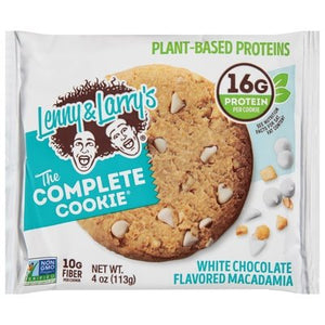 Lenny & Larrys Cookies White Chocolate Flavored Macadamia 12/4 OZ [UNFI-CARLISLE #1688951] [ebt]