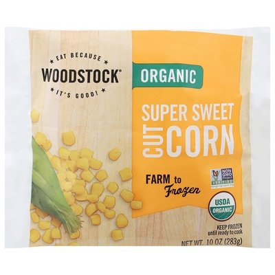 Woodstock Super Sweet Corn Cut Organic 12/10 OZ [UNFI #154443] [ebt]
