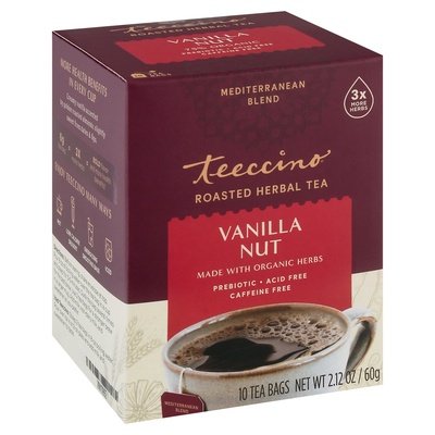 Teeccino Herbal Tea Vanilla Nut Bags 6/10 BAG [UNFI #447698] [ebt]