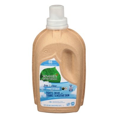 Seventh Generation Laundry Detergent Concentrated Free & Clear 6/50 OZ [UNFI #752782]