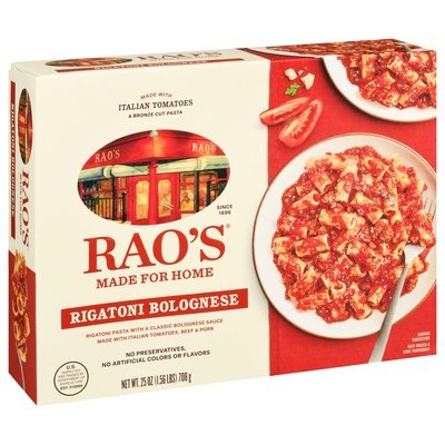 Raos Rigatoni Bolognese 6/25 OZ [UNFI #2719813] [ebt]