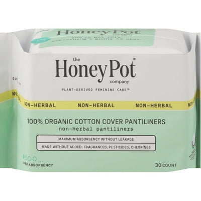 The Honey Pot Pantiliners Non-Herbal Maximum Absorbency 1/30 CT [UNFI-CARLISLE #3113792]