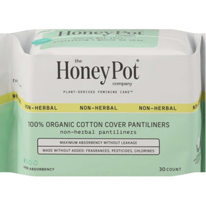 The Honey Pot Pantiliners Non-Herbal Maximum Absorbency 1/30 CT [UNFI-CARLISLE #3113792]