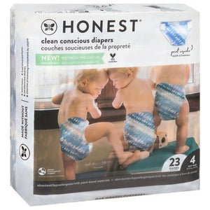 The Honest Co Diapers Busy Babe Size 4 (22-37 Lbs) Tie-Dye 1/23 CT [UNFI-CARLISLE #2452712]