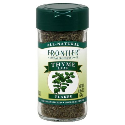 Frontier Nat Prod Co-Op Thyme Leaf Flakes 1/.85 OZ [UNFI-CARLISLE #336784] [ebt]