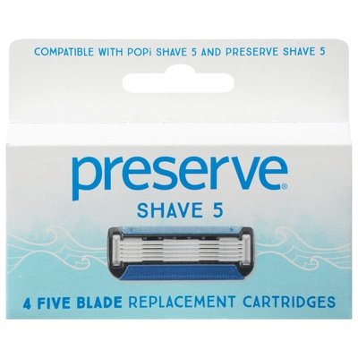 Preserve Replacement Cartridges Shave 5 6/4 CT [UNFI-CARLISLE #2740769]