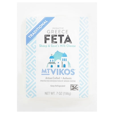Mt Vikos Cheese Feta Traditional 12/7 OZ [UNFI #276311] [ebt]