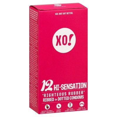 Xo! Condoms Hi-Sensation 8/12 CT [UNFI-CARLISLE #2896421]
