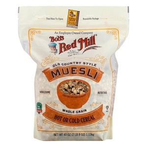 Bobs Red Mill Muesli Old Country Style 4/40 OZ [UNFI #2205128] [ebt]