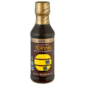 San-J Stir-Fry & Marinade Gluten Free Teriyaki 6/10 OZ [UNFI #185769] [ebt]