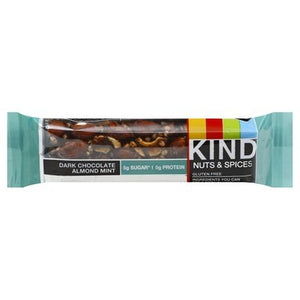 Kind Nuts & Spices Bar Dark Chocolate Almond Mint 12/1.4 OZ [UNFI #1796986] [ebt]