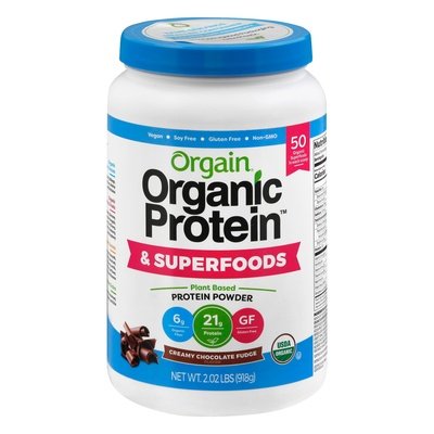 Orgain Protein Powder Superfoods Creamy Chocolate Fudge Flavor 1/2.02 LB [UNFI-CARLISLE #2470912]