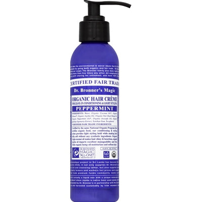 Dr Bronners Hair Creme Organic Peppermint 1/6 OZ [UNFI-CARLISLE #0320481]