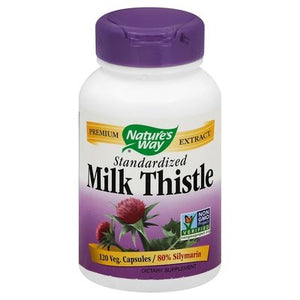 Natures Way Milk Thistle Standardized Veg. Capsules 120 Vcap [UNFI-CARLISLE #0784223]