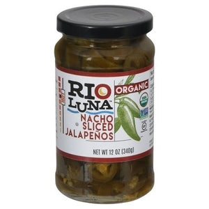Rio Luna Jalapenos Organic Hot Nacho Sliced 12/12 OZ [UNFI #2119410] [ebt]