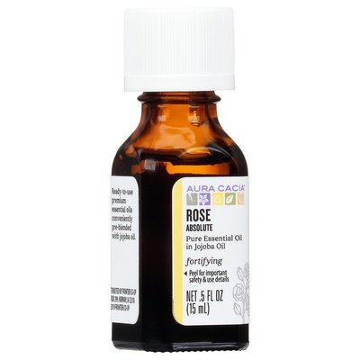 Aura Cacia Pure Essential Oil Rose Absolute Fortifying 1/.5 OZ [UNFI-CARLISLE #548289]