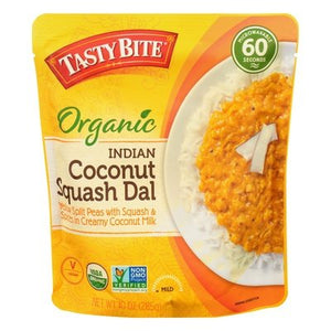 Tasty Bite Coconut Squash Dal Organic Indian Mild 6/10 OZ [UNFI-CARLISLE #2538221] [ebt]