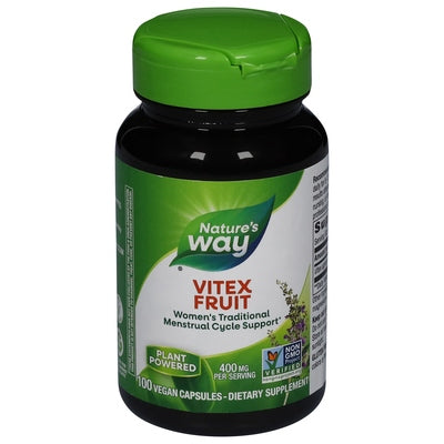 Natures Way Vitex Fruit 400 mg Capsules 1/100 CAP [UNFI-CARLISLE #0559765]