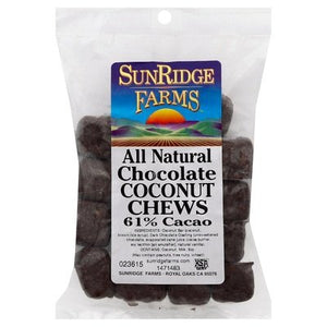 Sunridge Farms Candy Coconut Chews Chocolate 10LB [UNFI #1162866] [ebt]