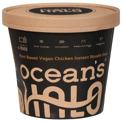 Oceans Halo Big Bowl Of Noodles Organic Vegan Chicken 6/4.02 OZ [UNFI #2471050] [ebt]