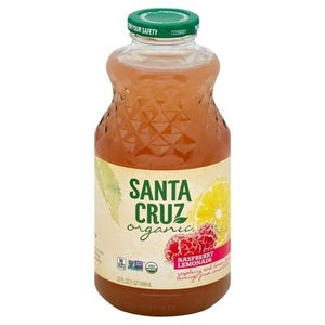 Santa Cruz Organic Flavored Beverage Raspberry Lemonade 12/32 OZ [UNFI #878108] [ebt]
