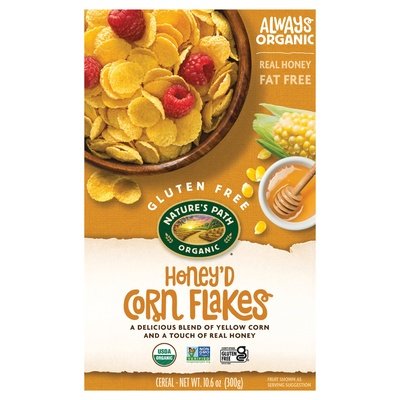 Natures Path Cereal Gluten Free Honeyd Corn Flakes 12/10.6 O [UNFI #0190165] [ebt]
