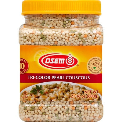 Osem Couscous Tri-Color Pearl 4/21.16 OZ [UNFI #01572569] [ebt]
