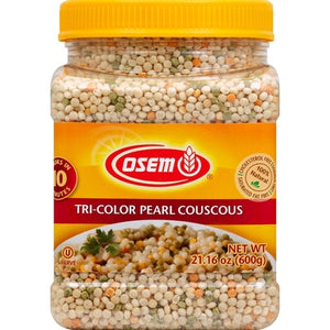 Osem Couscous Tri-Color Pearl 4/21.16 OZ [UNFI #01572569] [ebt]