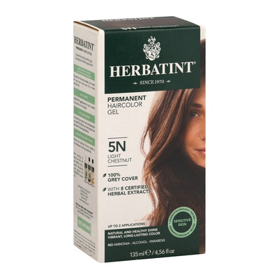 Herbatint Haircolor Gel Permanent Light Chestnut 5N 5.75 OZ [UNFI-CARLISLE #3115516]