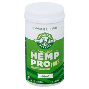 Manitoba Harvest Hemp Powder Organic Pro Fiber Original 1/16 OZ [UNFI-CARLISLE #789958]