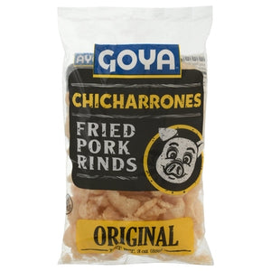 Goya Fried Pork Rinds Chicharrones Original 12/3 OZ [UNFI #02788081] [ebt]