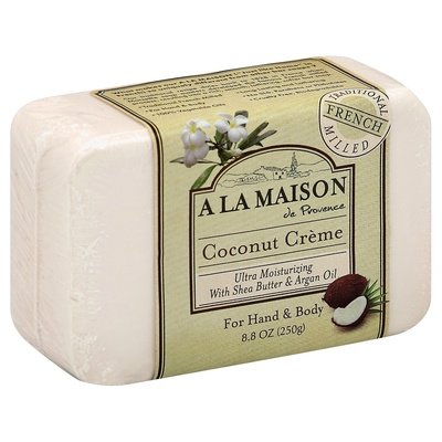 A La Maison Soap Coconut Creme For Hand & Body 1/8.8 OZ [UNFI-CARLISLE #1172220]