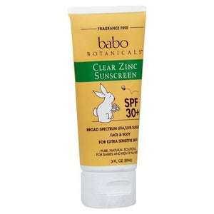 Babo Botanicals Sunscreen Clear Zinc Fragrance Free 1/3 OZ [UNFI-CARLISLE #1519164]