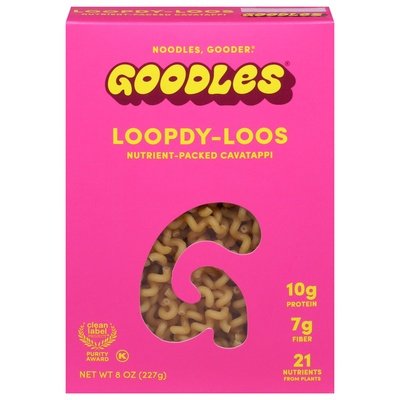 Goodles Cavatappi Nutrient-Packed Loopdy-Loo 12/8 OZ [UNFI #2955425] [ebt]