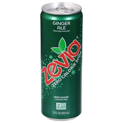 Zevia Soda Zero Calorie Ginger Ale 12/12 OZ [UNFI #2819282] [ebt] D