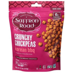 Saffron Road Crunchy Chickpeas Korean Bbq Mild 6/5.4 OZ [UNFI #2865996] [ebt]
