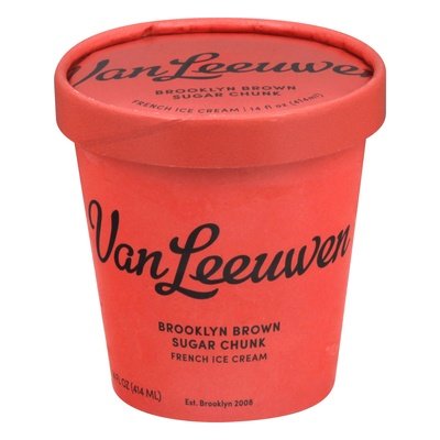Van Leeuwen Ice Cream Ice Cream French Brooklyn Brown Sugar Chunk 8/14 OZ [UNFI #2539039] [ebt]