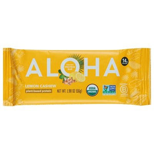 Aloha Protein Bar Lemon Cashew 12/1.98 OZ [UNFI-CARLISLE #2832905] [ebt]
