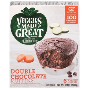 Veggies Made Great Muffins Double Chocolate 8/12 OZ [UNFI #2321198] [ebt]