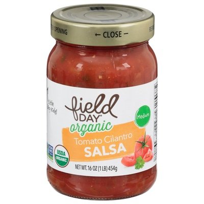 Field Day Salsa Tomato Cilantro Medium 12/16 OZ [UNFI #852806] [ebt]