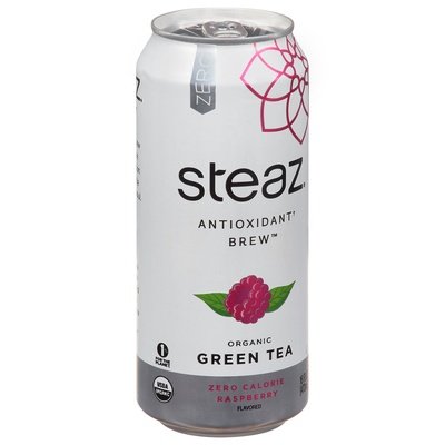 Steaz Green Tea Raspberry Flavored 12/16 OZ [UNFI #771980] [ebt] D