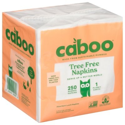 Caboo Bamboo Napkins Tree Free 16/1 PK [UNFI #1633171]