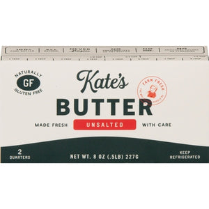 Kates Butter Unsalted Gluten Free 18/8 OZ [UNFI #0889501] [ebt]