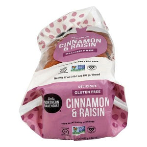 Little Northern Bakehouse Bread Gluten Free Cinnamon & Raisin 6/17 OZ [UNFI #1776285] [ebt]