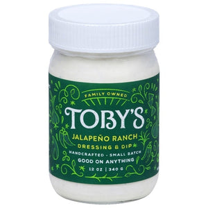 Tobys Family Foods Dressing & Dip Jalapeno Ranch 6/12 OZ [UNFI #2325462] [ebt]