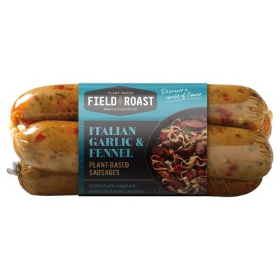 Field Roast Sausages Plant-Based Italian Garlic & Fennel 12/12.95 OZ [UNFI #857441] [ebt]