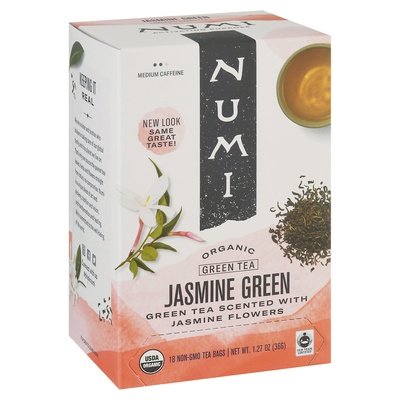 Numi Tea Green Tea Jasmine Green Bags 6/18 BAG [UNFI #180158] [ebt]